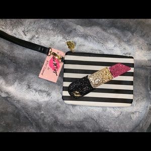LOVE Betsey Betsey Johnson Lipstick Wristlet